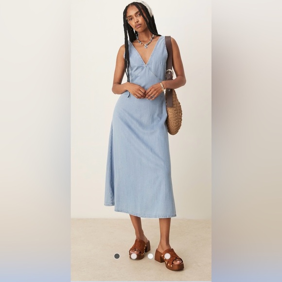 NWT MANGO
Women's Lyocell Midi Dress - Picture 8 of 11